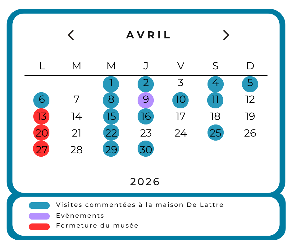 calendrier de visite